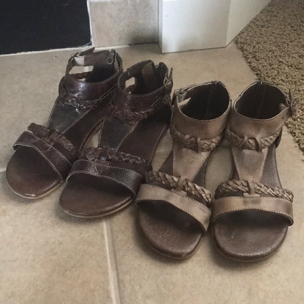 Roan posey sandals (2 pairs!)